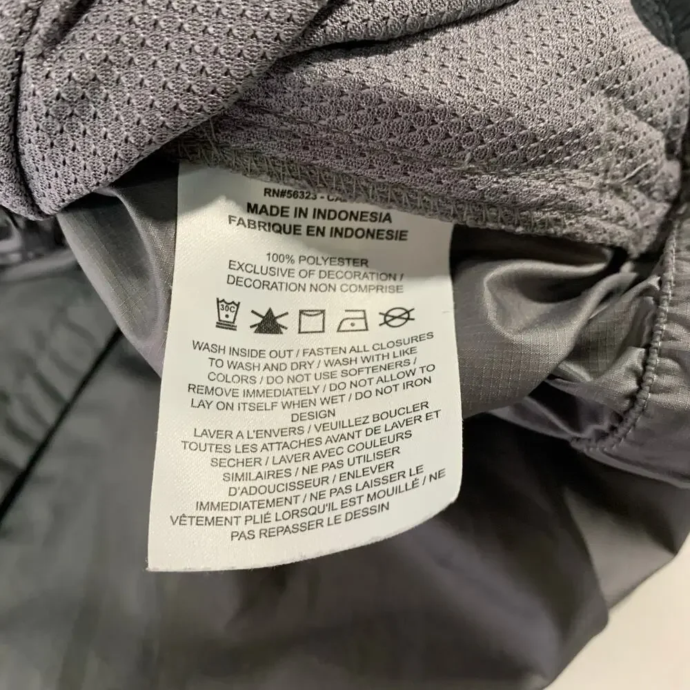 Nike Women's Essential Water Repellent Hooded Running Jacket M Gray Active